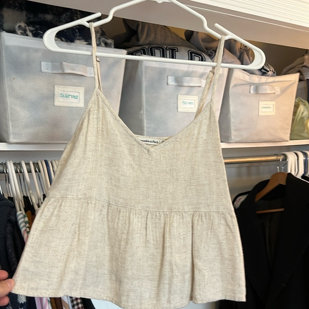 Abercrombie peplum top